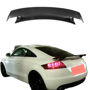JC <span class=keywords><strong>Sportline</strong></span> Aileron de coffre arrière en fibre de verre JC-HD189-4-T lèvre d'aile à double pont pour Audi TT MK2 8J TTS Coupé 08-14 - Product Image 1
