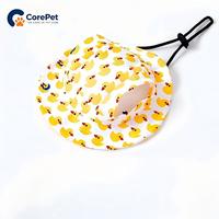 Chapeau pour animaux de compagnie : Mini chapeau de paille en jean avec oreilles dégarnies, idéal pour chiens et chats, accessoire de costume pour Corgi et Teddy