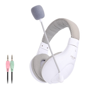 Casque audio supra-auriculaire Salar A566 avec micro pour ordinateur portable, idéal pour la pratique de l'anglais - Product Image 1