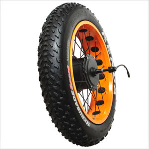 Roda Sepeda Listrik Fat Bike 72V 3000W Roda Sepeda Salju 20in 26in Motor Hub Sepeda Kit Konversi Ebike Roda Belakang dengan Ban 63-70km/jam - Product Image 5