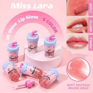 Brillo Labial Transparente Efecto Agua con Aplicador Tipo Pajita de Té con Leche, Hidratante, Voluminizador, Larga Duración y Brillo para Maquillaje de Labios - Product Image 2