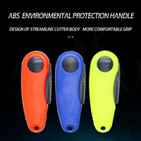 Mini ciseaux de pêche en plastique pliables, ciseaux multifonctions, portables, coupe-ligne en acier inoxydable, pour utilisation de poisson
