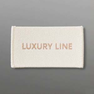 Custom Eco-Friendly <b>Black</b> Damask Neck Labels Personalised Woven End Fold Label Name Logo Custom Brand Design Clothing Garment - Product Image 6