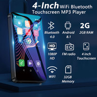 Lecteur MP4 Aomago M505 avec écran tactile de 3,87 pouces, Android 2+32 Go, WiFi, lecteur vidéo MP3 avec téléchargement d'applications