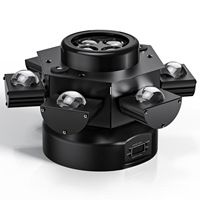Projecteur à tête mobile 6 bras effet œil d'abeille 150W LED RGB, faisceau de scène disco, CRI 95, 10000lm, en aluminium, éclairage DJ KTV DMX512