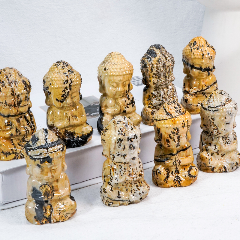 Buddhas Crystal Feng Shui Picture Jasper