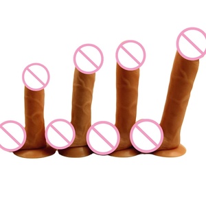 Pene Artificiale in Silicone Morbido e Flessibile, Dildo Extra Lungo Taglia XL, Giocattoli Sessuali per Uomini e Donne, Prodotti per la Masturbazione - Product Image 4