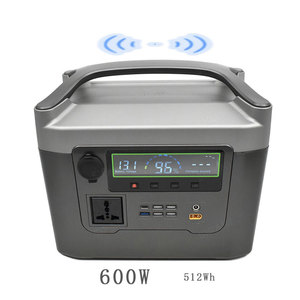 สถานีพลังงานสำรองแบบพกพา OEM ODM 600W พร้อมระบบชาร์จพลังงานแสงอาทิตย์และรถยนต์ รองรับการชาร์จแบบไร้สาย สำหรับการตั้งแคมป์และใช้ในบ้าน - Product Image 1
