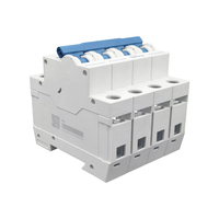 Disjoncteur miniature VOZWEI VB2-63 4P 4 pôles 1~63A AC400V AC 400 Volt 6kV 690V 10kA 7.5kA 6kA pour système d'énergie solaire photovoltaïque