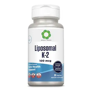 Частная торговая марка витамина K2 в капсулах, добавка без ГМО, безглютеновая формула с K2, поскольку MK-7 поддерживает здоровые кости и иммунитет