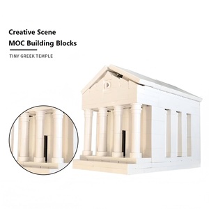 Bloques de Construcción MOC de <span class=keywords><strong>Templo</strong></span> Griego Romano, Modelo de Arquitectura Clásica, Colección Creativa DIY y Decoración para <span class=keywords><strong>el</strong></span> Hogar, Juguete de Construcción - Product Image 4