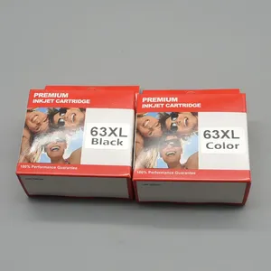 Reemplazo remanufacturado 63XL para cartucho de tinta <span class=keywords><strong>HP</strong></span> 63 <span class=keywords><strong>Deskjet</strong></span> 1110 1111 1112 2130 2131 2132 2133 <span class=keywords><strong>2134</strong></span> impresora - Product Image 1