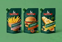 Pochettes Doypack Personnalisées Imprimées avec Bec Verseur pour Boissons et Jus, Réutilisables, pour Aliments, Emballage Liquide en Plastique avec Bec Verseur