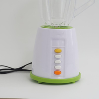 2-in-1 Groene Elektrische Blender & Mixer 3-Snelheden Sapcentrifuge 1.6-2.0L 250W voor Smoothies/Shakes/Babyvoeding Huishoudelijk Keukenapparaat