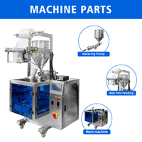 Machine de remplissage et d'emballage entièrement automatique multifonction pour bâtonnets de crème glacée, sucettes glacées et bonbons glacés