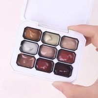 Éponges pour Gel Polish – Palette 9 Couleurs, 12 Couleurs – Kit de Mélange Ombré pour Peinture Dégradée – Non Toxique, Sans Essuyage, Séchage UV/LED