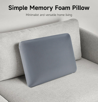 Oreiller cervical fin et plat en mousse à mémoire de forme pour enfant, design moderne et compact, antistatique, personnalisable pour les dormeurs sur le ventre et le dos