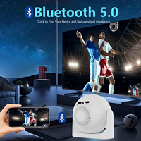 Portátil JY360 Mini 4K Proyector HD Autofocus Android 13 WIFI Cine Multimedia Inalámbrico Video Smart Home Theater Proyector LCD