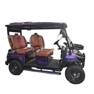 Nouvelle Voiturette de Golf Classique 2026, 3-4 Places, Matériau Acier, Moteur 5000W, Batterie 48V, Certifiée CE, Phares LED, 30-50km/h, 2+2 Places, Électrique - Product Image 5