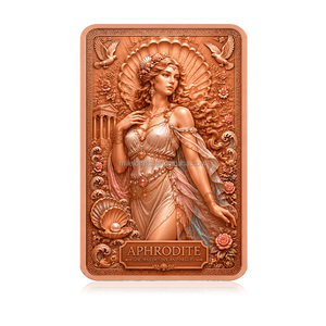 Monedas Rectangulares de Cobre Puro .999 de 5 Oz con Motivos de Mitología Griega, Atena y <span class=keywords><strong>Zeus</strong></span>, Lingotes de 5 Oz para Regalo Coleccionable - Product Image 2