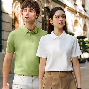 Women's <b>Polo</b> Shirt Short Sleeve Oxford Cotton 210g Anti-Wrinkle Summer Wear - Product Image 1