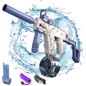Ad alta pressione completamente automatico elettrico cecchino pistola ad acqua giocattolo Unisex ricaricabile Blaster in plastica per divertimento estivo - Product Image 1