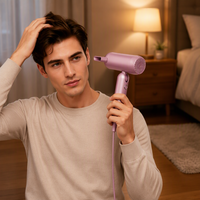 Sèche-cheveux professionnel ionique super mini haute vitesse portable pliable pour les voyages