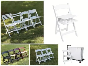 2023 New Hot Sale Banquet Resin Folding Outdoor Garden Chair
