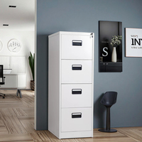 Armoire de classement industrielle moderne en acier, 2/3/4/5 tiroirs, revêtement en poudre écologique, montage facile, bureau, personnalisable OEM