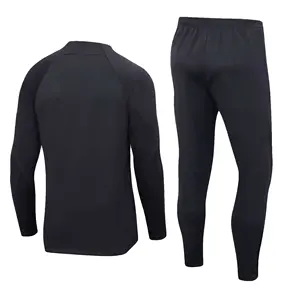 Vêtements de sport décontractés pour hommes 24-25 maillot de football à manches longues de haute qualité à capuche ensemble à séchage rapide