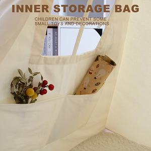 <span class=keywords><strong>Tienda</strong></span> de campaña para niños de interior, <span class=keywords><strong>tienda</strong></span> de juego de casa pequeña de princesa familiar cónica nórdica para niños y niñas - Product Image 3