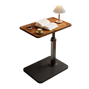 Table d'appoint pliable réglable en hauteur, petite table basse pour salon, table de chevet pour chambre à coucher, étagère pour balcon, table d'ordinateur - Product Image 2