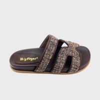 Sandales plates décontractées pour femmes en raphia tressé, respirantes, confortables et légères, mules en paille à enfiler