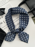 Op maat gemaakte katoenen lichtgewicht hoofdband vierkante sjaal bandana kleine hoofddoek picknick flat lay fiets windscherm accessoire