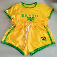 Camiseta Corta de Verano para Mujer, Estilo Y2K, Ajustada, con Letras, Sexy, de Tela Tejida, Estilo Urbano, Crop Top