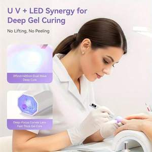 เครื่องอบเล็บพกพา HYUNDAI แบบ UV LED พร้อมหน้าจอสัมผัส แห้งเร็ว ใช้แบตเตอรี่ สำหรับเล็บปลอม - Product Image 2