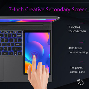 Màn hình kép 15.6 ''+ 7'' cảm ứng IPS bảng điều chỉnh máy tính xách tay Intel Celeron N100 2TB SSD Kim Loại Cơ thể kinh doanh & sinh viên cá nhân sử dụng nhà - Product Image 4