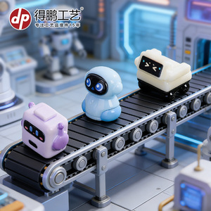 Cute Miniature Robot <b>Dolls</b> Multi Color Plastic Resin Dollhouse Desktop Decor Ornaments For Children's Day Gift Unisex 5-7 Years - Product Image 2