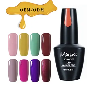 Mixcoco Esmaltes Gel Nail Polish UV LED Color Gel esmalte em en de nart art painting salon supplies uv nail gel polish