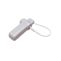 Étiquette antivol électronique pour vêtements de supermarché, avec attache, en ABS, à son fort et clair, magnétique RF 58KHZ/8.2MHZ, anti-perte