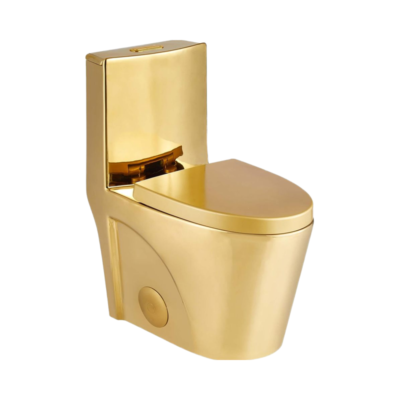 Fine Fixtures Shiny Gold Dual Flush