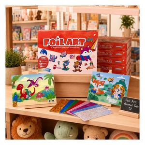 Set de Manualidades con Láminas Brillantes para Pintar Tarjetas, Diseño de Princesa Real, Juguete Creativo Hecho a Mano para Niñas - Product Image 6