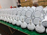 Éclairage intérieur CE ROHS 80w 100w 150W, lampe industrielle LED en forme d'OVNI, ampoules LED E27 E40 pour entrepôt, gymnase