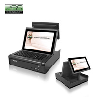 Système de caisse enregistreuse POS en gros ABS 1900 avec Windows 10, clavier 78 touches, scanner, processeur J 1900, mémoire 4 Go, résolution 1280x800