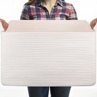 Panier à linge pliable personnalisé grande taille, panier à jouets pour chien, sacs écologiques dégradés marron en stock, vente en gros