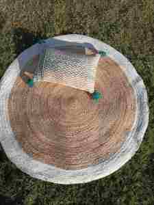 Tapis à motifs imprimés en blocs à la main Tapis en coton 100% Tapis islamiques avec de beaux motifs de conception Idéal pour les décorations pour la maison - Product Image 4