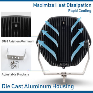 <span class=keywords><strong>Reflector</strong></span> súper brillante 9D 7 '9 pulgadas 185W 24050lm Combo Spot <span class=keywords><strong>Beam</strong></span> Led luz de conducción todoterreno 4x4 4WD foco Led para camiones - Product Image 4