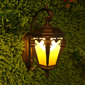 Lampe murale extérieure super lumineuse LED en alliage d'aluminium, étanche, 3500K blanc chaud, angle de faisceau de 20 degrés, lumière de jardin murale - Product Image 2