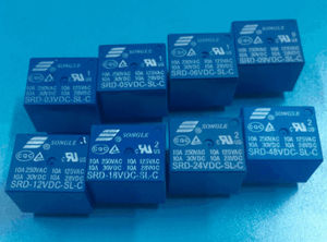 E-era อิเล็กทรอนิกส์ใหม่ original original <span class=keywords><strong>SRD</strong></span>-03V <span class=keywords><strong>05V</strong></span> 06 09V 12V 24VDC-SL-A-SL-C 10A 4/5 pin รีเลย์ - Product Image 3