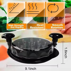 Déchiqueteurs de viande et de poulet, déchiqueteur de poulet durable et transparent avec couvercle transparent, en plastique PP manuel - Product Image 2